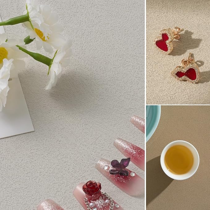 28x20 Micro-Sand Photography Backdrops for Product Photoshoot, Non-Reflective & Non-Crease Flat Lay Background for Food Jewelry Cosmetics, Waterproof Professional Photo Props for UGC Creator - Image 7