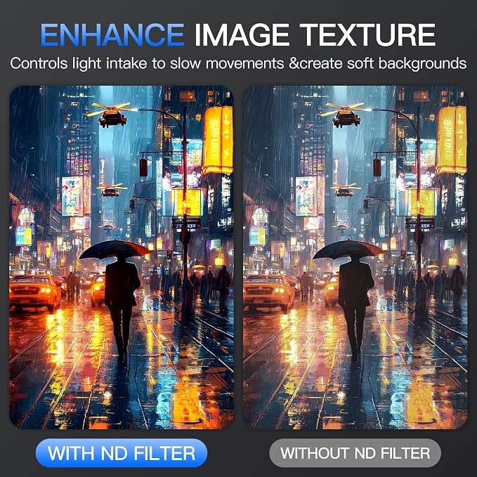 Suoman for iPhone 17 Pro Camera Lens Protector,Magnetic ND Filter Lens Film | Tempered Glass Lens Film, Strong Adsorption, HD Clear, All-in-one Metal Camera Cover,Orange - Image 3