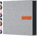 Popotop 4x6 Photo Album 600 Pictures, Linen Hardcover, Reinforced Spine | Large 600-Photo Capacity, Acid-Free PP Slip-In Pockets, 3 Landscape and 2 Portrait Photos per Page, No Memo Space by Popotop