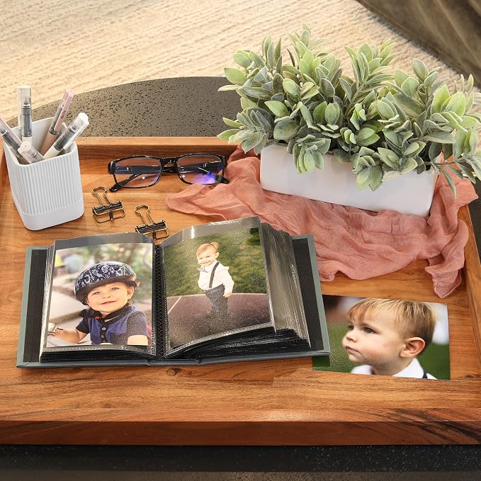 Beautiful Linen Photo Album For 4x6 Photos - Holds Up To 100 Pictures | Safely Stores Unique Memories - The Perfect Large Book for All Pictures of Treasured Family, Baby or Wedding Moments - Image 9