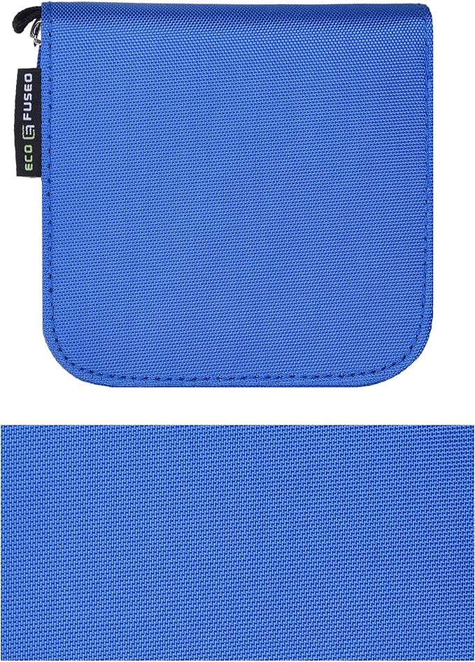 Eco-Fused Memory Card Case - Fits up to 44x SD, SDHC, Micro SD, Mini SD and 4X CF - Holder with 44 Slots (Blue / 44 Slots - 1 Pack) - Image 4