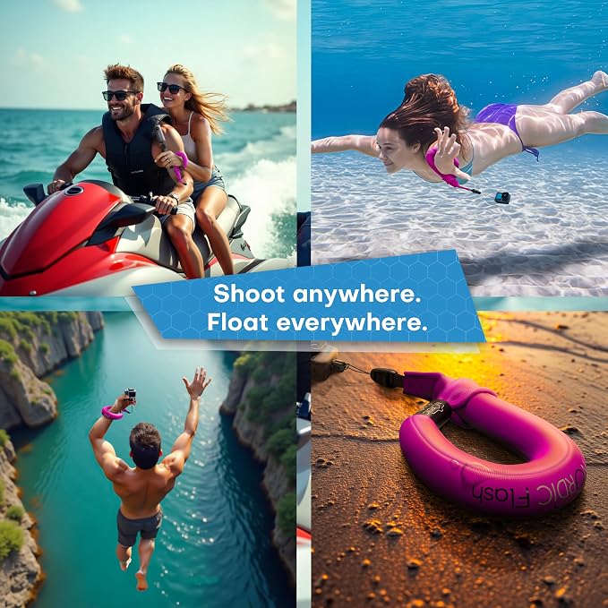 Nordic Flash Waterproof Phone & Camera Float Wrist Strap for Underwater | Waterproof Float Strap Compatible with GoPro Hero 13, Insta360 X4, DJI Action 5 Pro, iPhone, OM System TG-7 & Kodak WPZ2 - Image 7