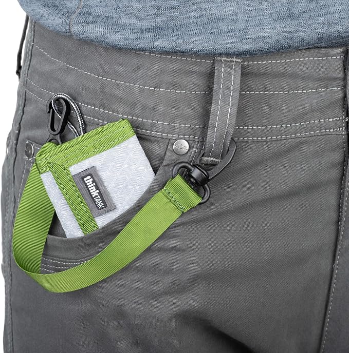 Think Tank Secure Pixel Pocket Rocket Mini Folding Wallet for 4 CFast or 4 CF Express Type B Memory Cards (Highland Green) - Image 6