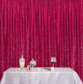 Poise3EHome 6FT x 8FT Sequin Photography Backdrop Curtain for Party Decoration, Hot Pink by Poise3EHome