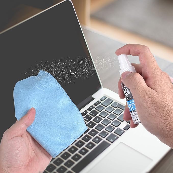 Camkix Lens and Screen Cleaning Kit - 2X Cleaning Spray 2X Microfiber Cloth - Perfect to Clean The Lens of Your DSLR and Compatible with Your Camera, Smartphone, Tablet, Notebook, etc. - Image 6