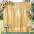 20x10FT Gold Sequin Backdrop Curtain for Party - 4 Panels 5x10FT Wrinkle-Free Shimmer Drapes for Birthday, Wedding, Christmas, Decorations & Photography by Unknown