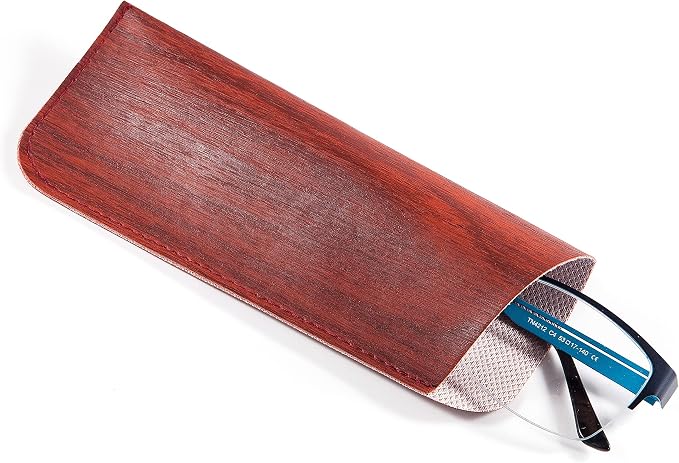 TRIUMPH VISION 3 Pack Reading Glasses Pouch Soft Case Eyeglass Sleeve Slim | Alternative to Bulky Case in bag, Lightweight Lined Padded Protect Optical lens Slip in, Cute Pattern Portable for Daily Use - Image 3