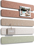 Fluxynara 13" x 2" Felt Wall Panels, Boho | 5-Pack Includes 35 Push Pins and Adhesive Tabs for Photos, Notes and Decor in Bedroom Doors, Home Office or Studios by FLUXYNARA