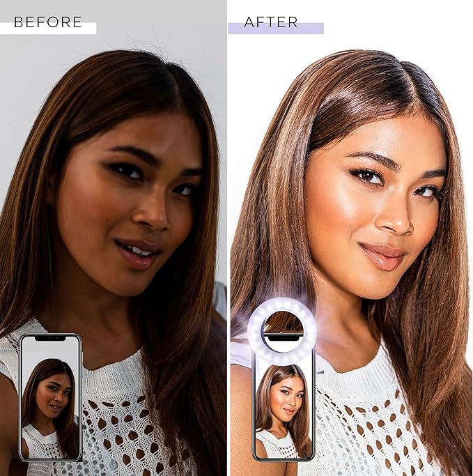Selfie One - Ring Light for Phone, iPhone, Android or Laptop | 3 Adjustable Light Modes | Rechargeable Batteries | Clip On Design | Perfect for Beauty, Influencers, Creators - Image 2
