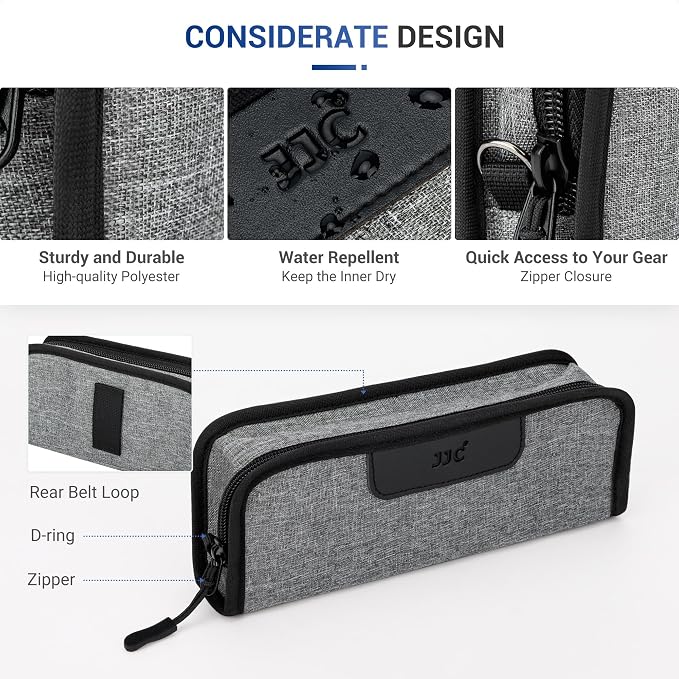 Portable 35mm Film Canister Pouch, Compact Film Carrying Case Storage Bag | Holder Organizer for 5 Rolls of 35mm 135 film, Compact Film Cassette Holder Container Storage Box with Belt Loop and Strap - Image 4