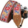 Padwa Lifestyle 2" Wide Classic Crazy Horse Art Cowhide Head Cotton Camera Straps for Photographers by PadwaLifestyleCameraStrap