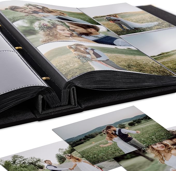 Beautiful Linen Photo Album For 4x6 Photos - Holds Up To 500 Pictures | Safely Stores Unique Memories - The Perfect Large Book for All Pictures of Treasured Family, Baby or Wedding Moments - Image 6