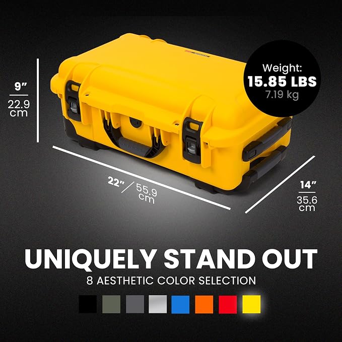 NANUK 935 Pro Photo Kit Camera Case, Waterproof Wheeled Hard Case, Carry-On - Image 6