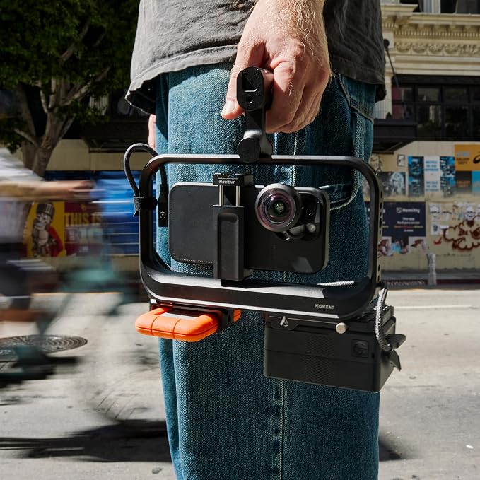 Moment SuperCage Professional Mobile Filmmaking Rig | Cold Shoe Mounts, ¼"-20 Threads, Accessory Compatibility, Durable Aluminum Camera Cage - Image 8