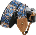 Padwa Lifestyle 2" Wide Classic Crazy Horse Art Cowhide Head Cotton Camera Straps for Photographers by PadwaLifestyleCameraStrap