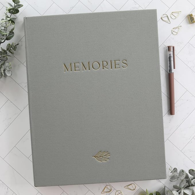 Beautiful Linen Photo Album For 4x6 Photos - Holds Up To 256 Pictures | Safely Stores Unique Memories - The Perfect Large Book for All Pictures of Treasured Family, Baby or Wedding Moments - Image 6