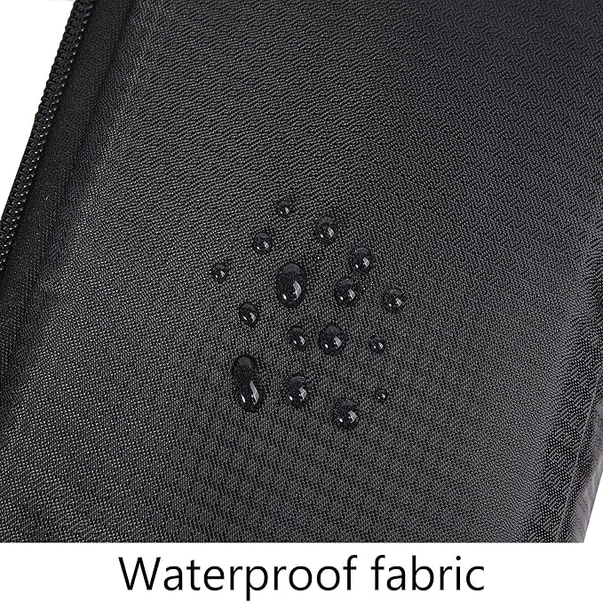 Water Resistant Camera Insert Bag DSLR SLR Camera Case Upgraded Version and Lens Storage Carrying Case (Black) - Image 5