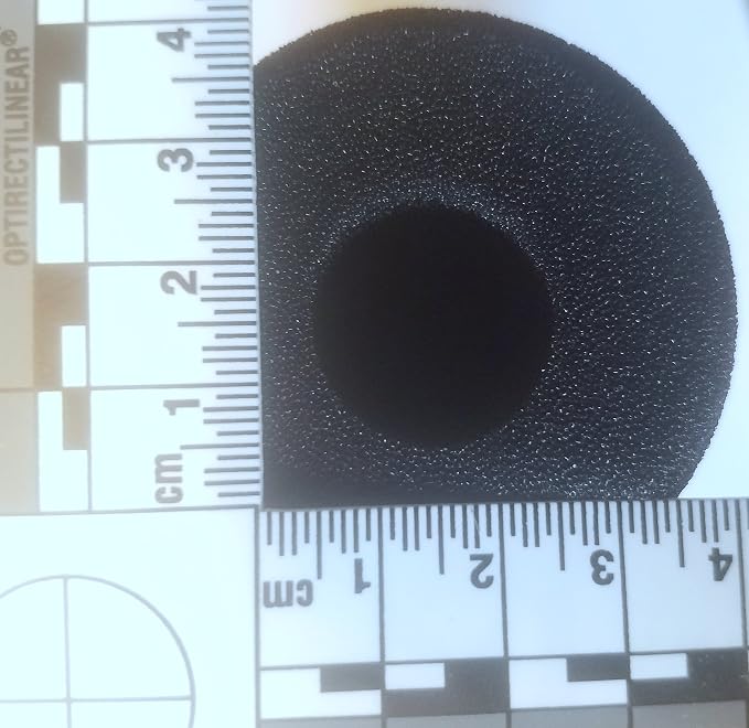 CAF16 Foam Windscreen Microphone Cover for Shotgun and Video Camera Microphones up to 6.25 in/16cm in Length - Image 2