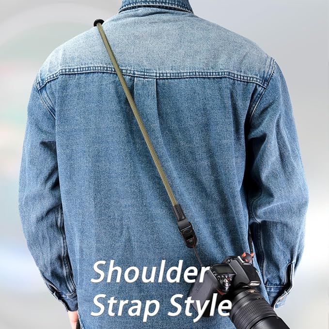 VKO Camera Strap Rope Quick Release Neck Shoulder Straps for Photographers | Film SLR DSLR Cameras Vintage Cute QD Nylon Adjustable - Image 9