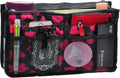 Vercord Purse Organizer Insert for Handbags Bag Organizers Inside Tote Pocketbook Women Nurse Nylon 13 Pockets Rose Heart Medium by Vercord