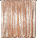 Poise3EHome Rose Gold Sequin Backdrop,8FT x 10FT Sequin Photography Backdrop Curtain for Party Decoration by Poise3EHome