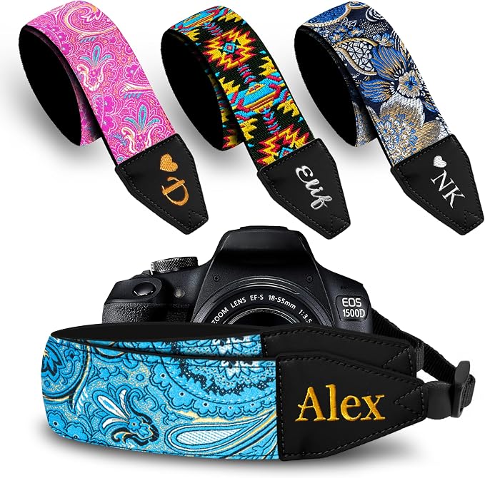 Art Tribute Custom Camera Strap Indian River - Add Your Text and We Make It Especially For You Get Your Own Personalized Gift Camera Strap, No Shipping Cost! by ArtTribute