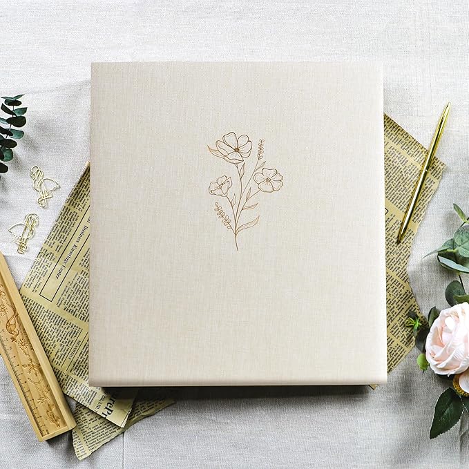 Holoary Photo Album 4x6 500 Photos 5 Pictures Per Page, 500 Pockets 4”x6” Picture Album, Linen Fabric Cover Big Picture Book for Photos, 4x6 Photo Albums for Family Weddings Travel Memories(Beige) - Image 3