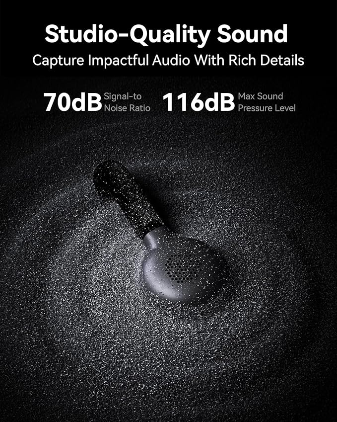 Hollyland Lark M2S Combo (Camera RX+USB-C RX+ Lightning Cable) Wireless Microphone for iPhone/Camera/Android/PC, Titanium Clip, Noise Cancelling, 30H Use, Vlog, Interview, Content Creation | Camera receiver, USB-C receiver, Lightning cable, titanium cl... - Image 4