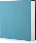 Photo Album Self Adhesive Scrapbook Album for 4×6 Pictures DIY Magnetic Linen Cover Album 15 Sheets/30 Blank Pages for Family Wedding, Birthday, Christmas, Anniversary (Sky Blue) by HenPisen