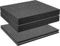 4 Pcs Pick Apart Foam Insert, 2 Size Pre Cube Sheet Foams with Bottom Use | 12 Inch Length Tool Box Foam, Elastic Packing Foams for Board Game Box Cases Storage Drawer by DECOHS