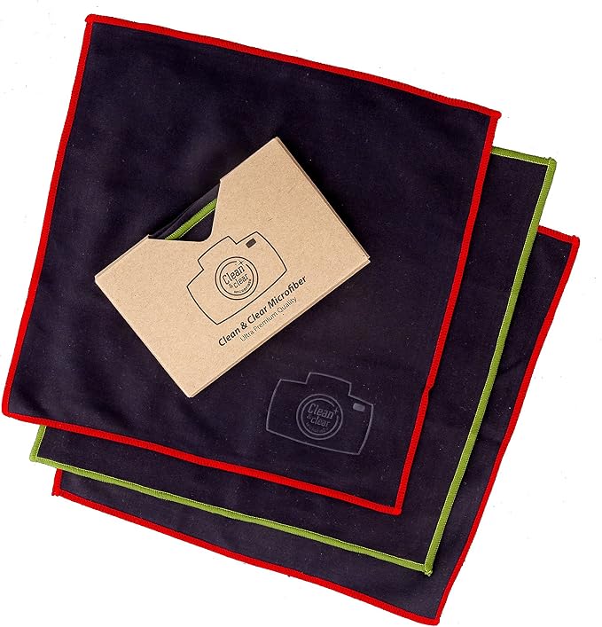 Clean & Clear Microfiber Cleaning Cloth, Extra Large [12 Pack] Ultra Premium Microfiber Cleaning Cloth - Microfiber Cloth for Camera Lens, Glasses, Screens, and All Lens. - Image 8