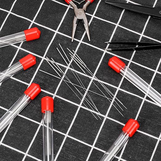 60 Pieces 3D Printer Nozzle Cleaning Kit,Stainless Steel Nozzle Cleaning Needles 3D Printer Tool Kit 3D Printer Nozzle Cleaner 3D Printer Accessories (Diameter 0.15/0.2/0.25/0.3/0.35/0.4mm) - Image 2