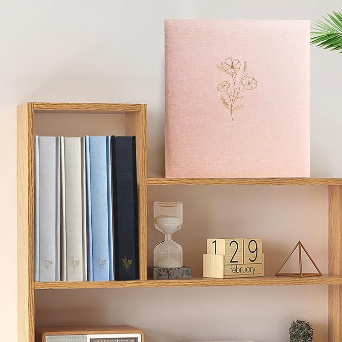 Holoary Photo Album 4x6 600 Photos 5 Pictures Per Page, 600 Pockets 4”x6” Picture Album, Linen Fabric Cover Big Picture Book for Photos, 4x6 Photo Albums for Family Weddings Travel Memories(Pink) - Image 5