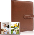 Small Photo Album 4x6 with 152 Pockets Mini Picture Book Leather Cover Portable Wallet Photo Storage for Family Graduation Wedding Travel Gift (Brown) by Ablus