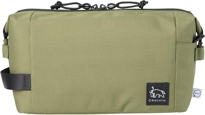 Hakuba AMZSCH-REIPLOV Camera Bag, Chululu Renew Inner Pouch, L, Olive, Sustainable Inner Bag, Camera Case, Handle Included, Shoulder Strap Included - Image 10