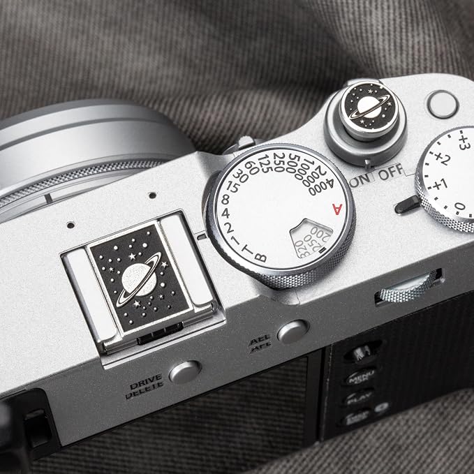 Camera Metal Hot Shoe Cover Shutter Buttons Protector Set for Nikon z30/z50/d810 for Fujifilm X100VI X-T30 X-Pro3 X-Pro2 (Aluminium Set) - Image 8