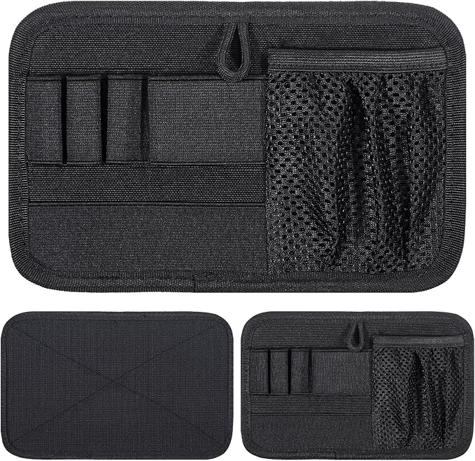 Bag Insert Panel Organizer Hook and Loop Modular Backpack Organizers Utility Admin Pouch with Hook Fasteners Modular Pack Insert Organizer for Travel Packs Messenger Bag - Image 7