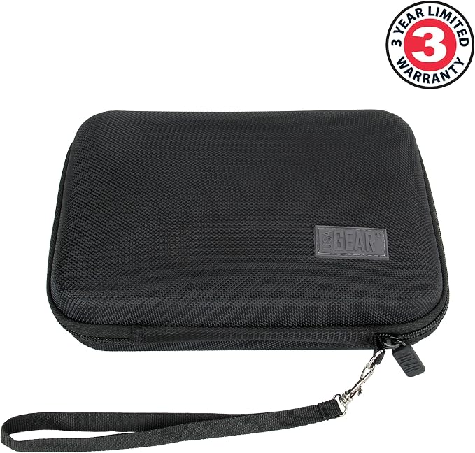 USA Gear 7.5 Inch Camera Field Monitor Card - Hard Shell Portable Camera Monitor with Scratch Resistant Interior Fits FEELWORLD P6XL, FEELWORLD S55 V3, Atomos Shinobi, NEEWER F700 & more (Black) - Image 9