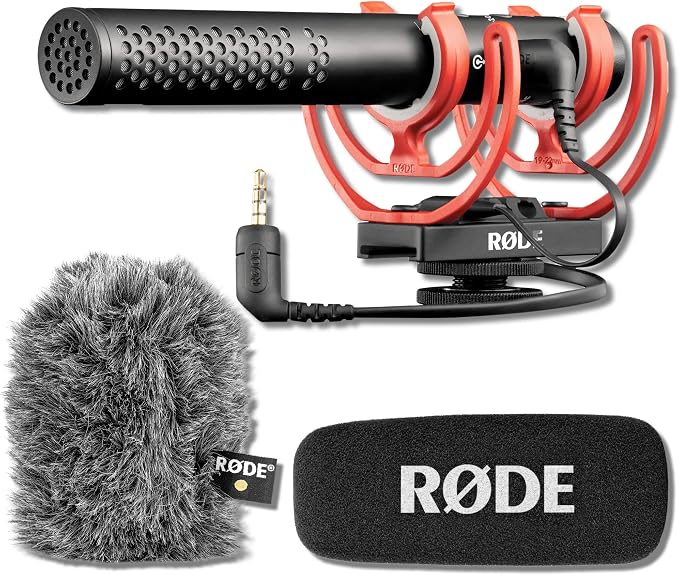 Rode VideoMic NTG Shotgun Microphone Bundle with WS11 Windshield — USB-C and 3.5mm Camera-Mount Mic for Vlogging, Filmmaking, Podcasting, Content Creation by StreamEye