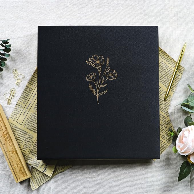 Holoary Photo Album 4x6 500 Photos 5 Pictures Per Page, 500 Pockets 4”x6” Picture Album, Linen Fabric Cover Big Picture Book for Photos, 4x6 Photo Albums for Family Weddings Travel Memories(Black) - Image 3