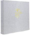 Holoary Photo Album 4x6 500 Photos 5 Pictures Per Page, 500 Pockets 4”x6” Picture Album, Linen Fabric Cover Big Picture Book for Photos, 4x6 Photo Albums for Family Weddings Travel Memories(Grey) by Holoary