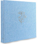 Holoary Photo Album 4x6 500 Photos 5 Pictures Per Page, 500 Pockets 4”x6” Picture Album, Linen Fabric Cover Big Picture Book for Photos, 4x6 Photo Albums for Family Weddings Travel Memories(Blue) by Holoary
