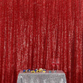 Poise3EHome 8FT x 8FT Sequin Photography Backdrop Curtain for Party Decoration, Red by Poise3EHome