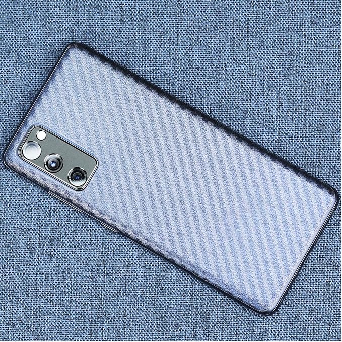 Ibywind Screen Protector For SamSung Galaxy S20 FE 4G/5G[2 Pack],9H Hardness Tempered Glass,With 1Pc Camera Lens Protector,1Pc Back Carbon Fiber Film - Image 6