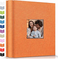 Artfeel Photo Album 4x6 with 600 Pockets,Slip-in Picture Albums,Linen Cover Memory Book with Front Window,White Page Vertical Photo Book for Wedding,Family,Anniversare,Baby,Vacation by Artfeel
