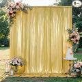 30x10FT Gold Sequin Backdrop Curtain for Party - 6 Panels 5x10FT Wrinkle-Free Shimmer Drapes for Birthday, Wedding, Christmas, Decorations & Photography by Unknown