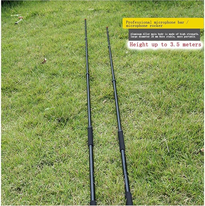 11.5 ft Professional Handheld Boom pole for Shotgun Microphones | Lightweight, Easy Twist Locks,Padded Handle, for Rode NTG Series, Sennheiser Audio-Technica Comic - Image 6