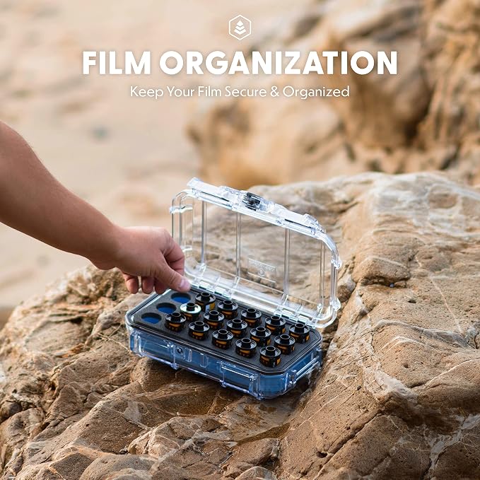 Evergreen 35mm Film Storage Case | Holds 18 Rolls | Preserve and Protect Your Film | Waterproof, Crushproof, & Freezer-Safe (Film Not Included) (Yellow) - Image 6