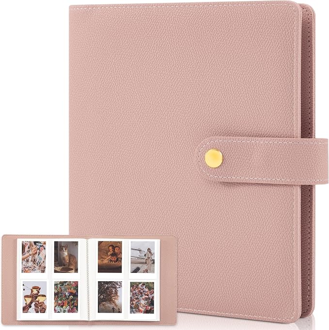 Beautiful Photo Album for 2x3 in Polaroid Photos - Instax Mini Compatible | Safely Holds Your 300+ Pictures of Unique Memories - The Perfect Book to Store Pictures or Trading Collection Cards by ZICOTO