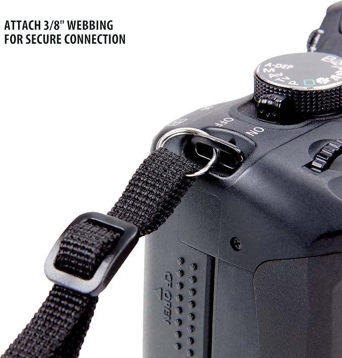 USA Gear TrueSHOT Camera Strap Neoprene Camera Straps - Padded Neck Strap, Accessory Pocket, and Quick Release Buckles - Compatible with Canon, Nikon, Sony and More DSLR and Mirrorless Camera - Galaxy - Image 7